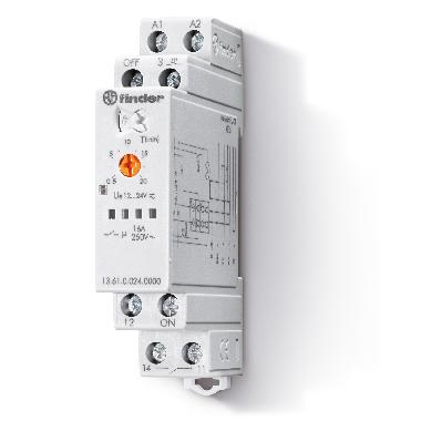 Relè elettronico, Multifunzione, fissaggio su barra 35 mm (EN 60715), larghezza 17.5 mm, 1CO product photo Photo 01 3XL