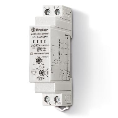 Varialuce (Dimmer) 500 W | Montaggio su barra 35mm product photo Photo 01 3XL