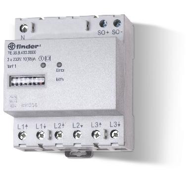 Contatore di energia trifase meccanico 10/65 A product photo Photo 01 3XL