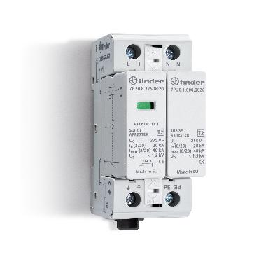 Scaricatore di sovratensione SPD tipo 2 AC monofase DC trifase product photo Photo 01 3XL