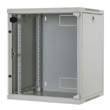 Quadro CLOUD, ispezionabile lateralmente, 540x450x620mm 12U, porta a vetro, colore grigio product photo