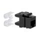 Presa RJ45 UTP 180° cat.6, colore nero product photo Photo 01 2XS