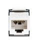 Presa RJ45 UTP 180° cat.6 TOOLLESS, colore bianco product photo Photo 02 2XS