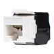 Presa RJ45 UTP 180° cat.6 TOOLLESS, colore bianco product photo Photo 03 2XS