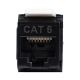 Presa RJ45 UTP 180&deg; cat.6 TOOLLESS, colore nero product photo Photo 02 2XS