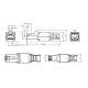 Spina RJ45 FTP cat.6 TOOLLESS, metallico product photo Photo 03 2XS