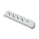 Multipresa senza cavo 4P40, con interruttore, colore bianco product photo Photo 01 2XS