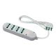 Multipresa 1,5m 3G1 S17 4P17/11, colore bianco product photo Photo 01 2XS