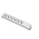 Multipresa senza cavo 6P40, colore bianco product photo Photo 01 2XS