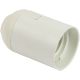 Portalampada E27 liscia, colore bianco product photo Photo 01 2XS