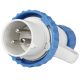 Spina mobile 2P+T 16A 230V 6h, IP67 cablaggio rapido product photo Photo 02 2XS