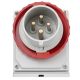 Spina da parete 3P+T 32A 400V 6h, IP67 product photo Photo 04 2XS