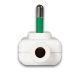 Spina S11 2P+T 10A a squadra smontabile ribassata, colore bianco product photo Photo 03 2XS