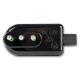 Spina S11 2P+T 10A a squadra smontabile ribassata, colore nero product photo Photo 03 2XS