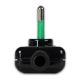 Spina S11 2P+T 10A a squadra smontabile ribassata, colore nero product photo Photo 05 2XS