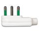 Spina S17 2P+T 16A smontabile ribassata, colore bianco product photo Photo 02 2XS