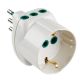 Adattatore da S11 a 2P11+1P30 VERTICAL SYSTEM, colore bianco product photo Photo 01 2XS