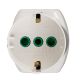 Adattatore da S11 a 2P11+1P30 VERTICAL SYSTEM, colore bianco product photo Photo 02 2XS
