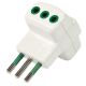 Adattatore da S11 a 3P11, colore bianco product photo Photo 01 2XS