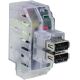 Alimentatore da incasso KEYSTONE IT, 2 prese USB-A 2,4A, trasparente product photo Photo 01 2XS
