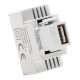 Alimentatore da incasso KEYSTONE compatto, 1 presa USB-A 3A, colore bianco product photo Photo 01 2XS