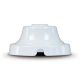 Rosone liscio in ceramica Ø70mm colore bianco product photo Photo 03 2XS