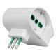 Adattatore da S11 a 2P40 VERTICAL SYSTEM, con interr.di sovraccarico, colore bianco product photo Photo 07 2XS