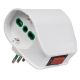 Adattatore da S11 a 2P40 VERTICAL SYSTEM, con interr.di sovraccarico, colore bianco product photo Photo 08 2XS