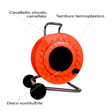 Avvolgitutto vuoto Ø420 cieco carrellato product photo Photo 03 3XL