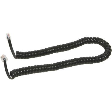 Prolunga estensibile 2,4m telefonico 4 conduttori con plug RJ10, colore nero product photo Photo 01 3XL