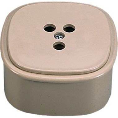 Presa tripolare telefonica da parete - unificata, colore avorio product photo Photo 01 3XL