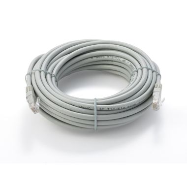 Cavo 10m RJ45 U/UTP cat.5e, colore grigio product photo Photo 02 3XL