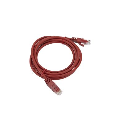Cavo 2m RJ45 U/UTP cat.6, colore rosso product photo Photo 01 3XL