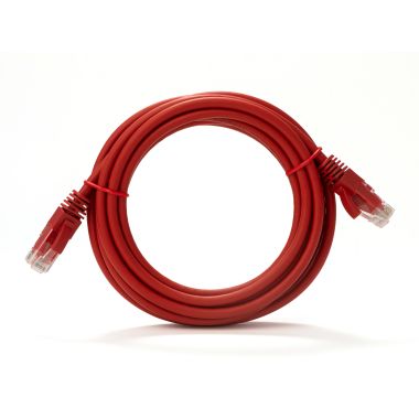 Cavo 3m RJ45 U/UTP cat.6, colore rosso product photo Photo 02 3XL