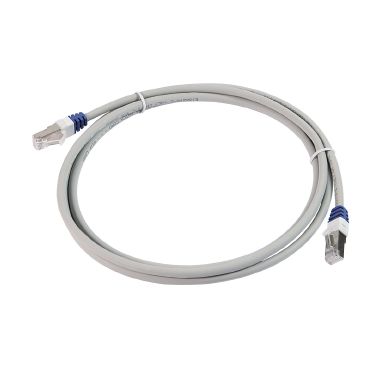 Cavo 0,5m RJ45 F/FTP cat.6A, colore grigio product photo Photo 01 3XL