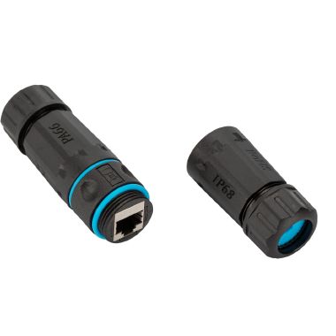 Accoppiatore RJ45 FTP cat.6, IP68, colore nero product photo Photo 01 3XL