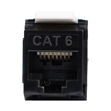 Presa RJ45 UTP 180&deg; cat.6 TOOLLESS, colore nero product photo Photo 02 3XL