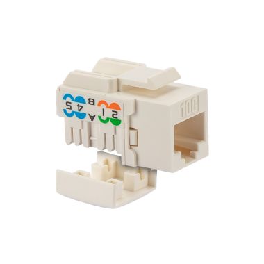Presa RJ45 UTP 90° cat.6A, colore bianco product photo Photo 01 3XL