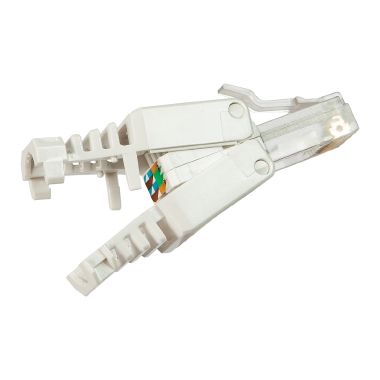 Spina RJ45 UTP cat.6 TOOLLESS, colore bianco product photo Photo 02 3XL