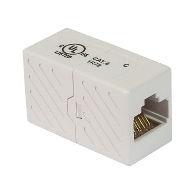 Accoppiatore RJ45 UTP cat.6, colore bianco product photo Photo 01 3XL
