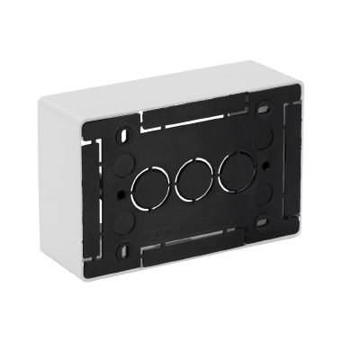 Scatola per placca rettangolare, colore bianco product photo Photo 02 3XL