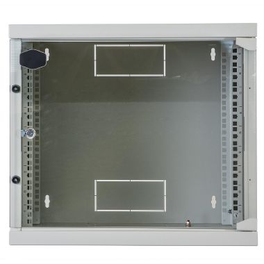 Quadro CLOUD, ispezionabile lateralmente, 540x450x485mm 9U, porta a vetro, colore grigio product photo Photo 02 3XL