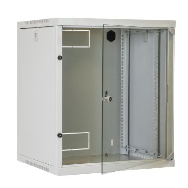 Quadro CLOUD, ispezionabile lateralmente, 540x450x620mm 12U, porta a vetro, colore grigio product photo Photo 04 3XL