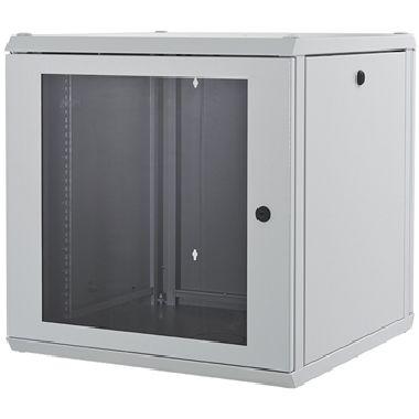 Quadro CLOUD, ispezionabile lateralmente, 540x600x620mm 12U, porta a vetro, colore grigio product photo Photo 01 3XL