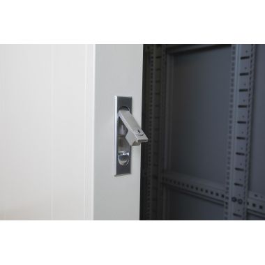 Armadio STANDARD 600x600x1770mm 37U, porta a vetro, colore grigio product photo Photo 04 3XL