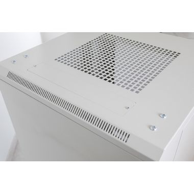 Armadio STANDARD 600x600x1770mm 37U, porta a vetro, colore grigio product photo Photo 06 3XL