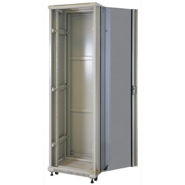 Armadio STANDARD 600x600x2055mm 42U, porta a vetro, colore grigio product photo Photo 11 3XL