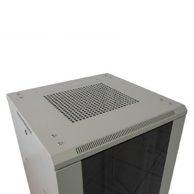 Armadio STANDARD 600x600x2055mm 42U, porta a vetro, colore grigio product photo Photo 13 3XL