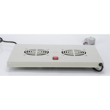 Modulo 2 ventole per armadio 600mm, colore grigio product photo Photo 01 3XL