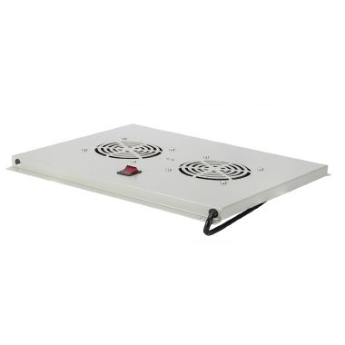 Modulo 2 ventole per armadio 600mm, colore grigio product photo Photo 04 3XL